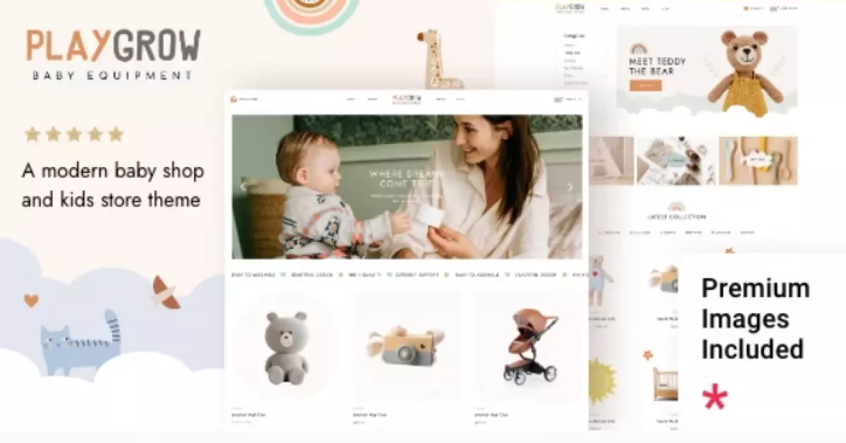 PlayGrow - Baby Shop and Kids Store Theme