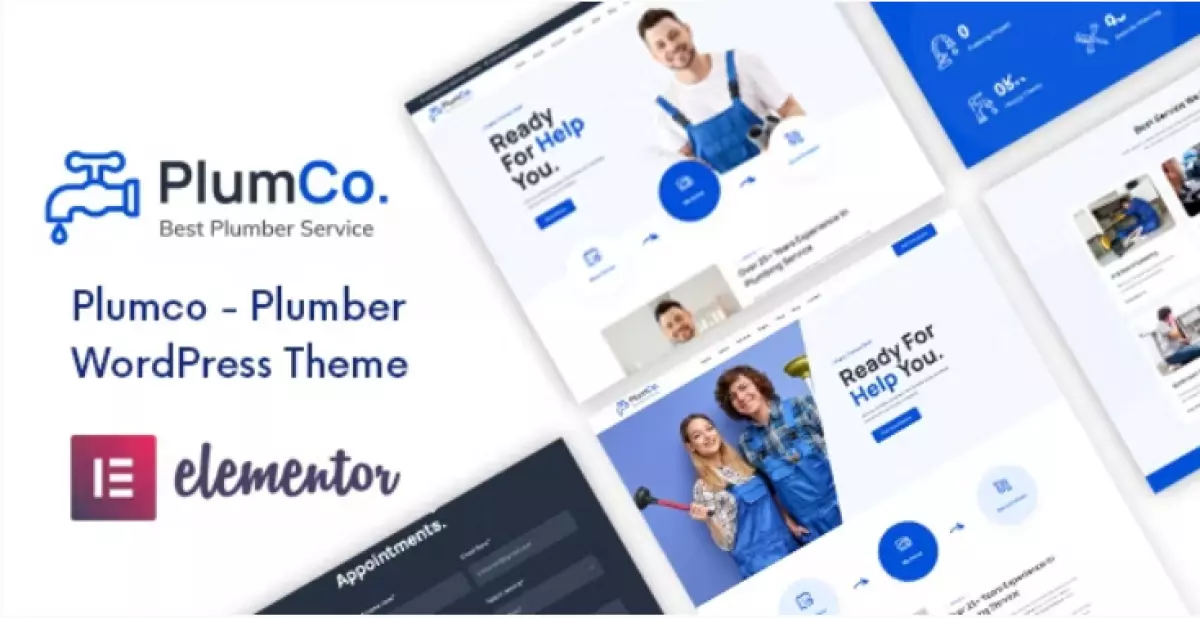 Plumco - Plumber WordPress Theme