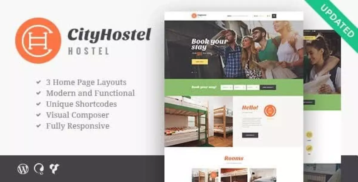 City Hostel | A Travel & Hotel Booking WordPress Theme