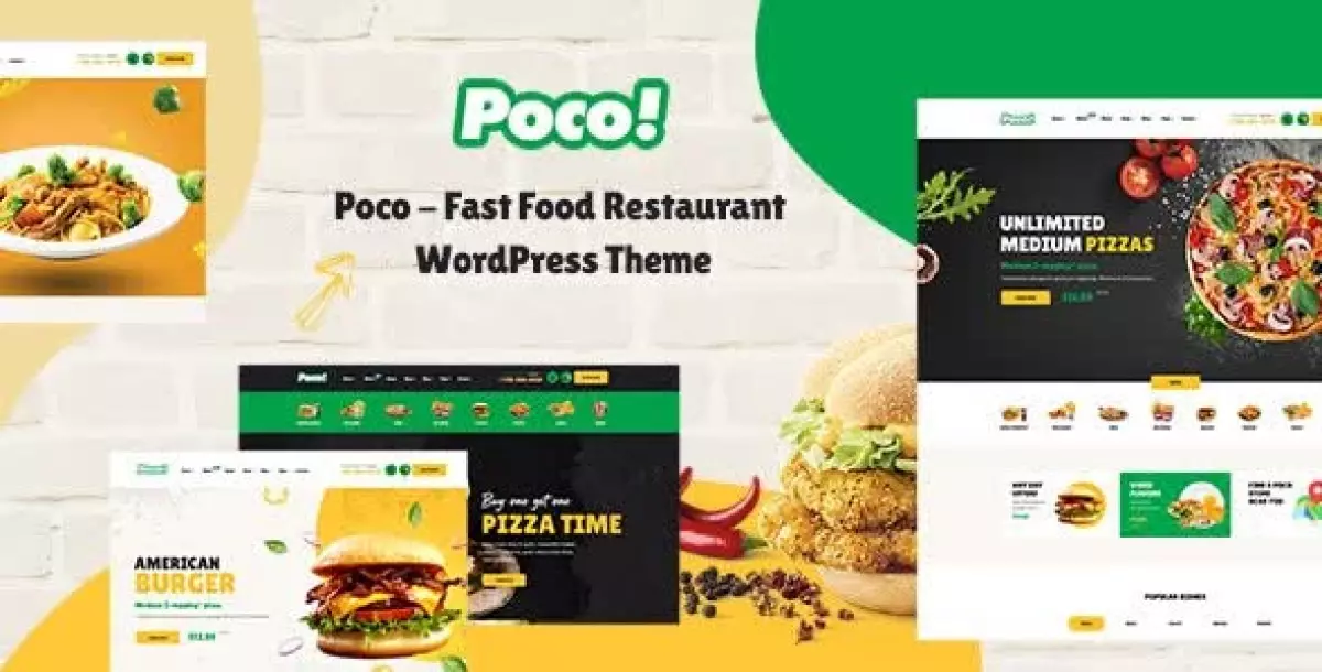 Poco - Fast Food Restaurant WordPress Theme 1.9.6