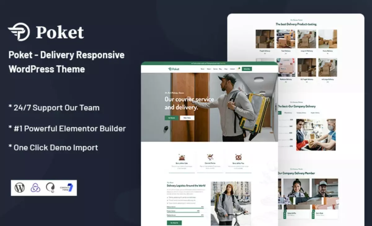 Poket - Delivery Responsive WordPress Theme