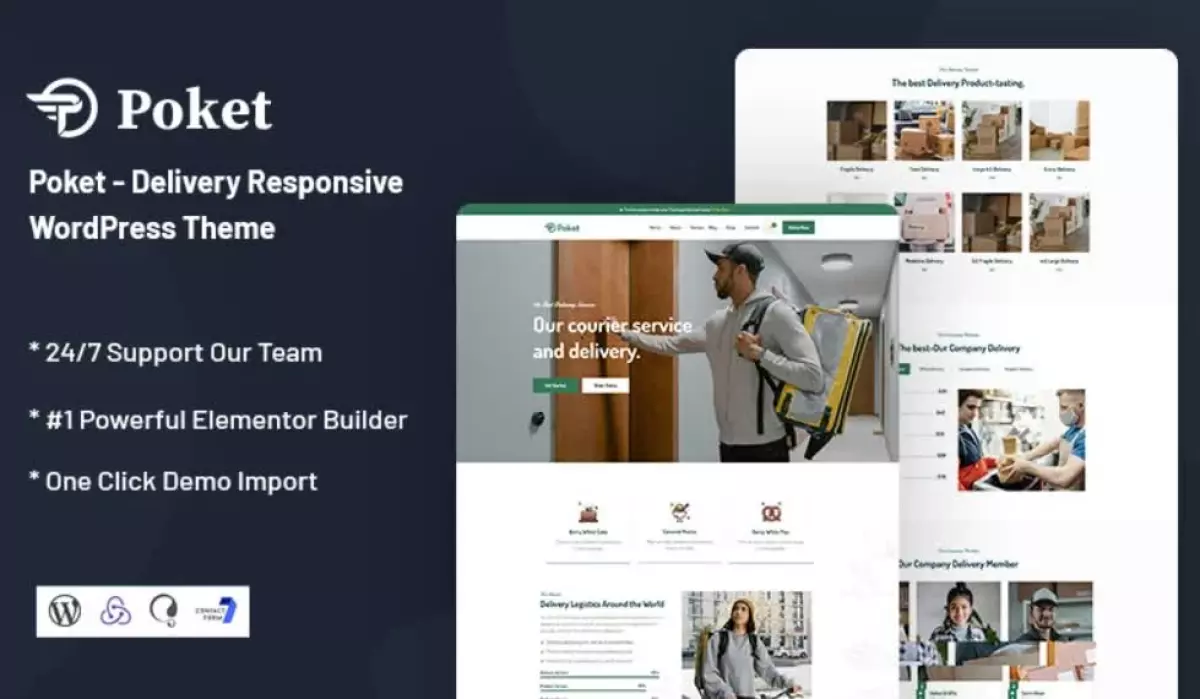 Poket &#8211; Delivery Responsive WordPress Theme