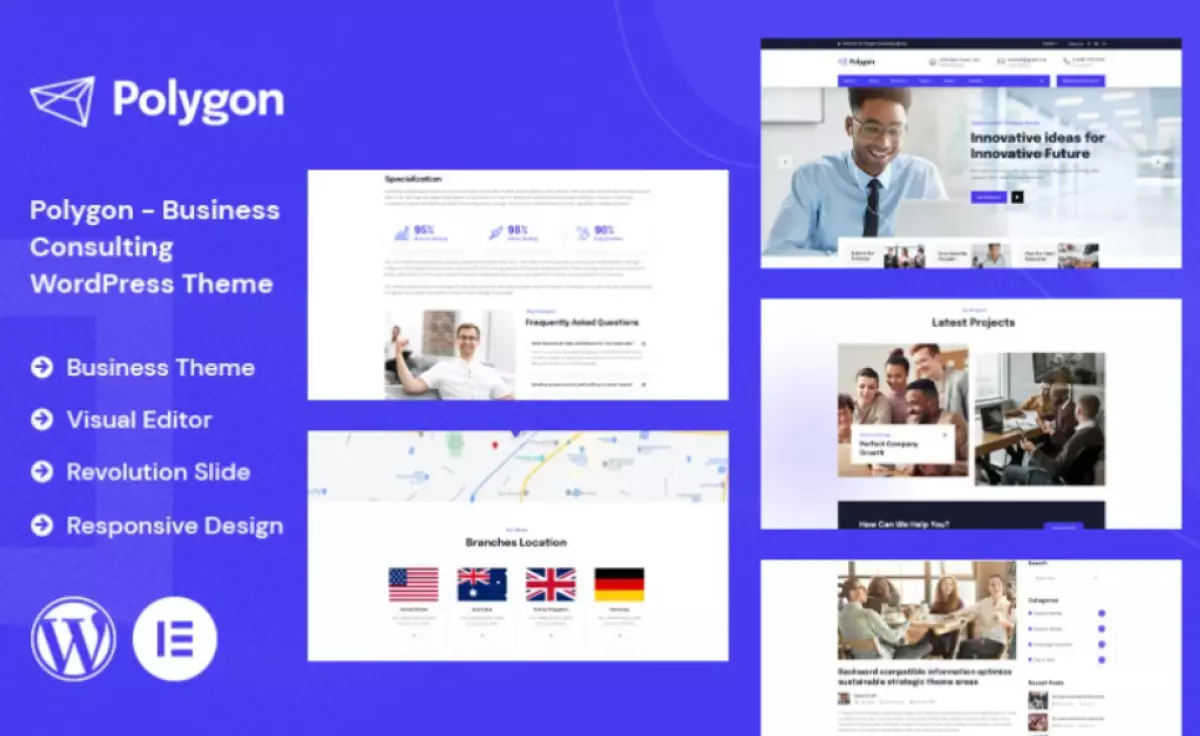 Polygon – Business Consulting WordPress Theme