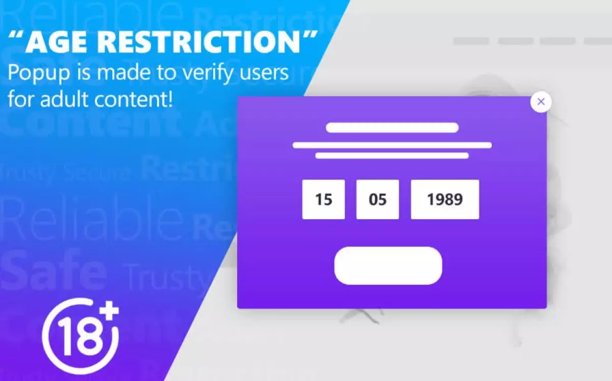 Popup Builder Age Restriction   2.2
