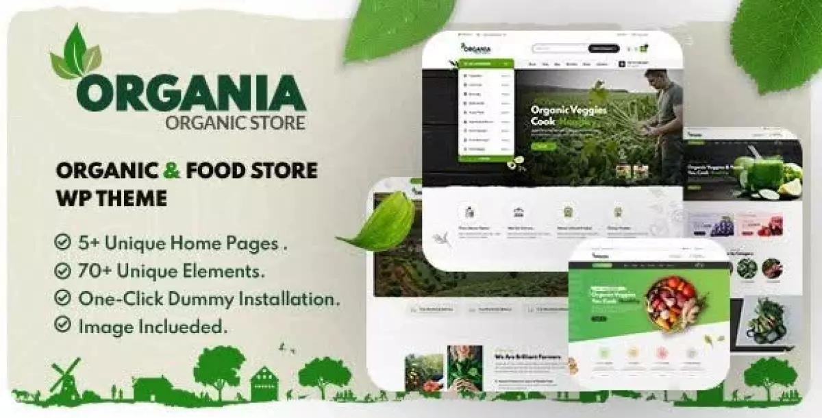 [WISH] Organia - Organic Food Store WordPress