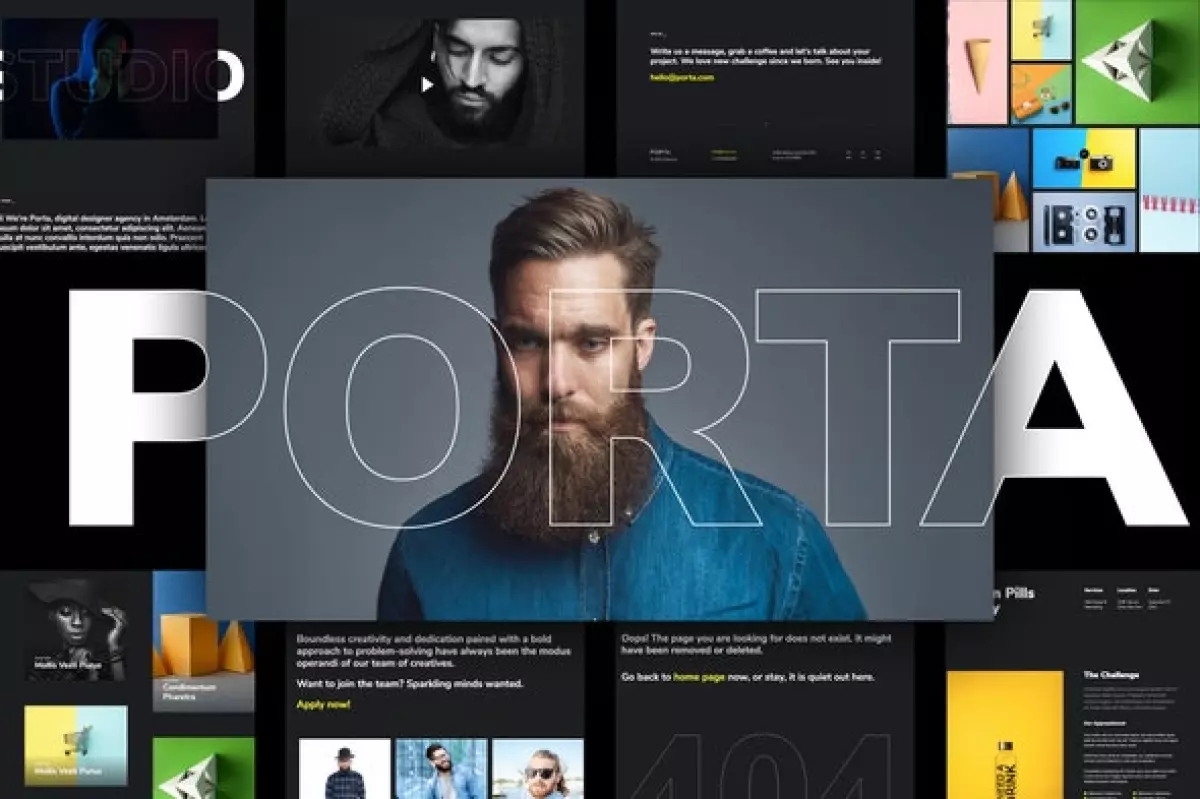 Porta - Creative Portfolio Elementor Template Kit