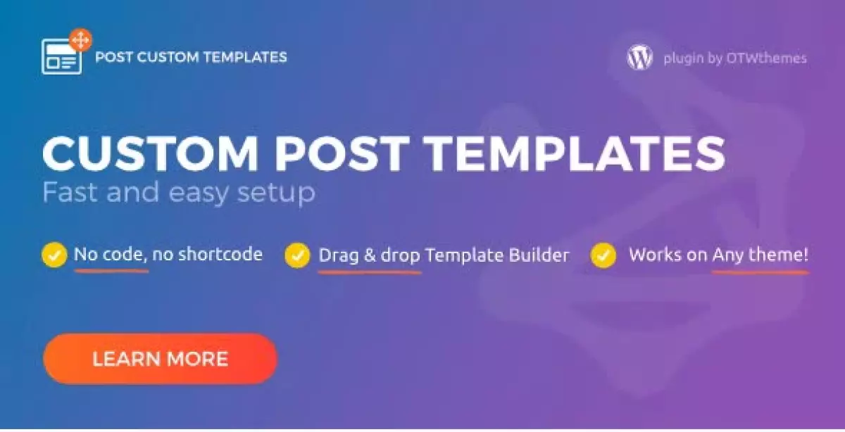 Post Custom Templates Pro - WordPress plugin 1.17