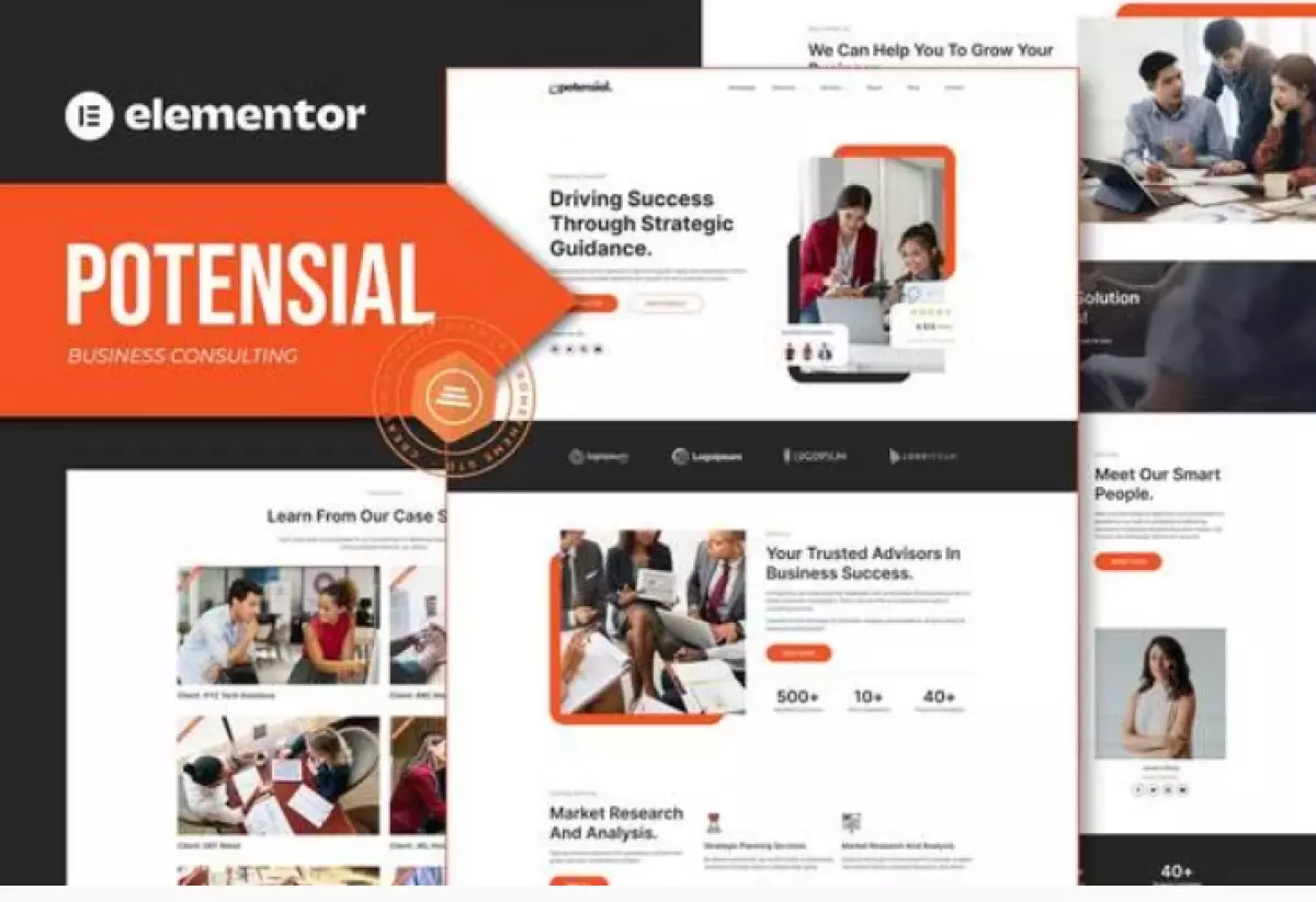 Potensial – Business Consulting Elementor Template Kit