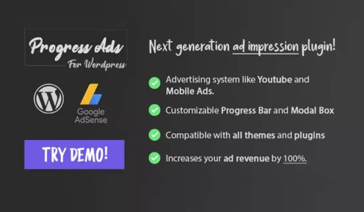 Progress Ads - WordPress Adsense & Banner Plugin 1.3.2