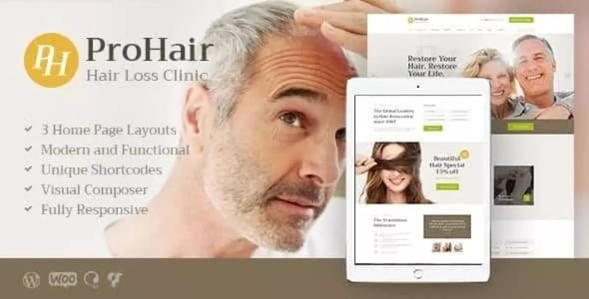 ProHair | Hair Loss Clinic & Cosmetology WordPress Theme