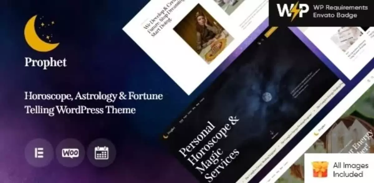 Prophet - Horoscope,Astrology & Fortune Telling WordPress Theme