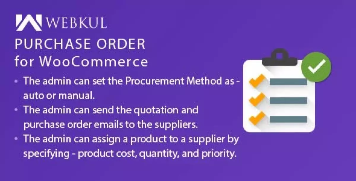 Purchase Order Plugin for WooCommerce