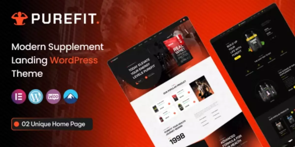 Purefit – Health Supplement WordPress Theme