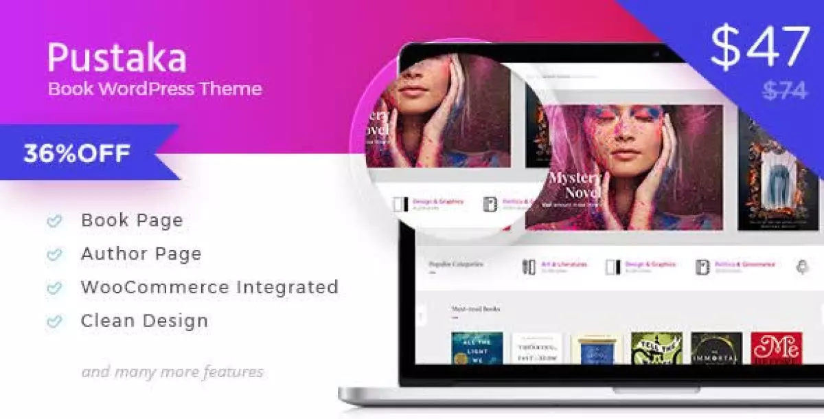 Pustaka - WooCommerce Theme For Book Store