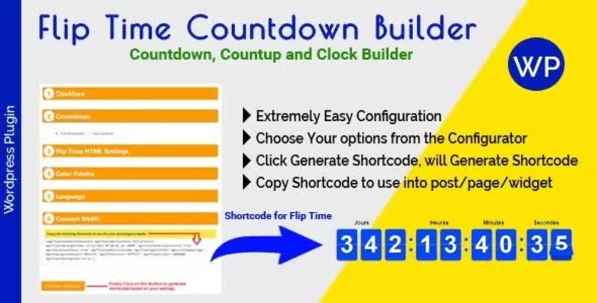 [WISH] Flip Time Countdown Builder - Responsive Countdown Countup and Clock Builder for