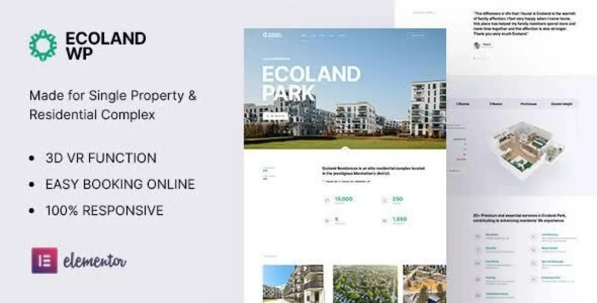 [WISH] Ecoland - Single Property WordPress