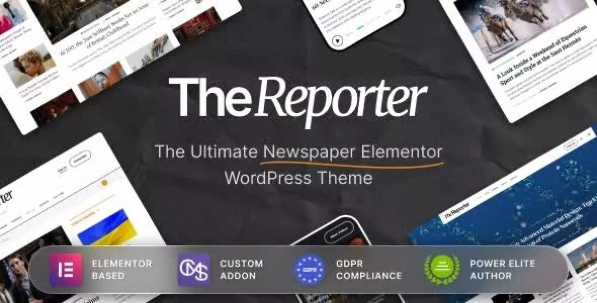 [WISH] The Reporter - Newspaper Editorial WordPress