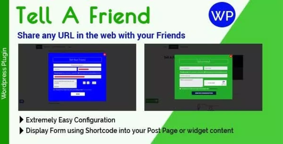 [WISH] Tell a Friend - Wordpress Plugin to Share any URL in the web with your