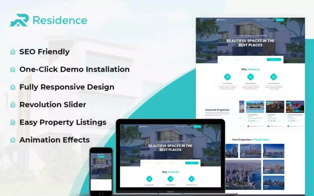 Residence - Real Estate WordPress Theme 4.6.0