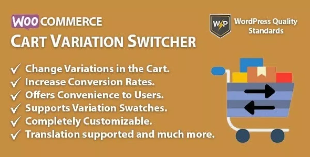 [WISH] WooCommerce Cart Variation Switcher | Change Variant in