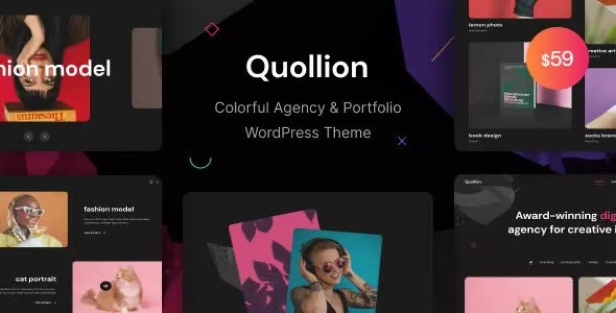 [WISH] Quollion - Colorful Agency &amp; Portfolio WordPress