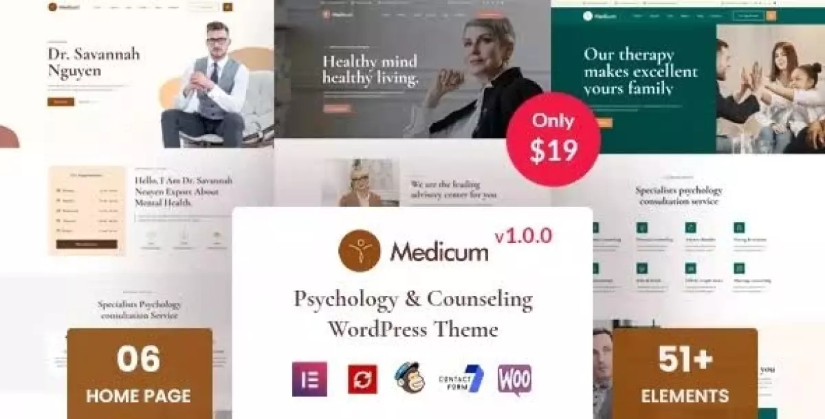 Medicum – Psychology & Counseling WordPress Theme