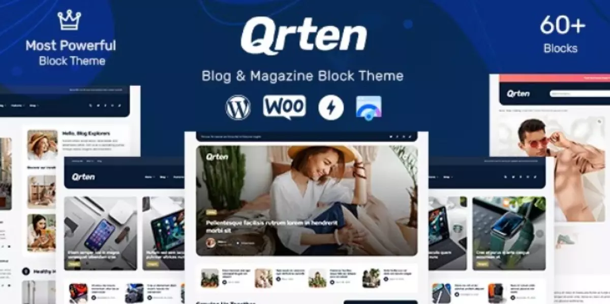 Qrten - Block-Based WordPress Theme for Blog &amp; Magazine