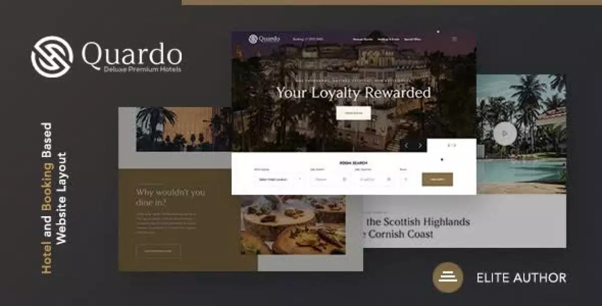 Quardo | Deluxe Hotels WordPress Theme