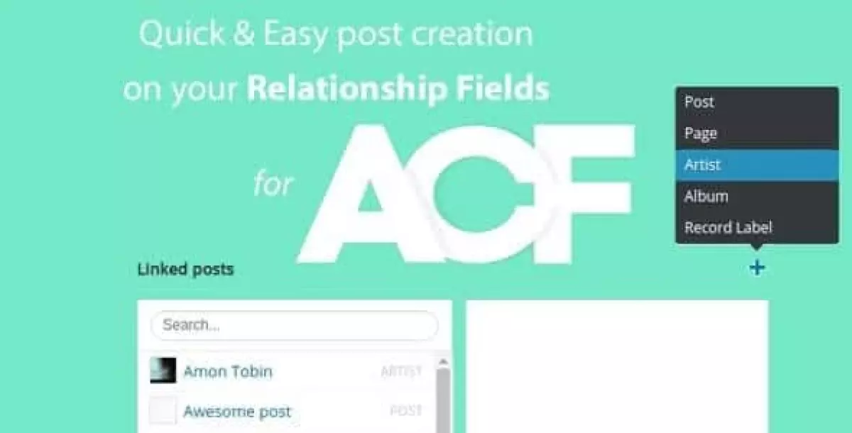 Quick and easy Post creation for ACF Relationship Fields PRO  3.2.2