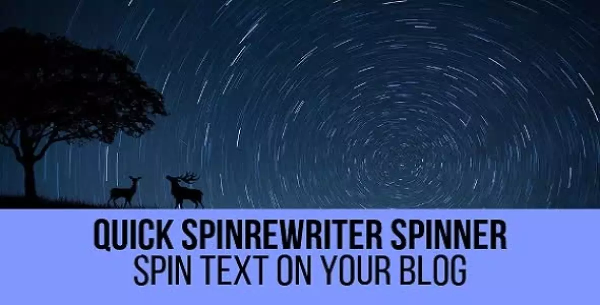 Quick SpinRewriter Spinner WordPress Plugin 1.0.3