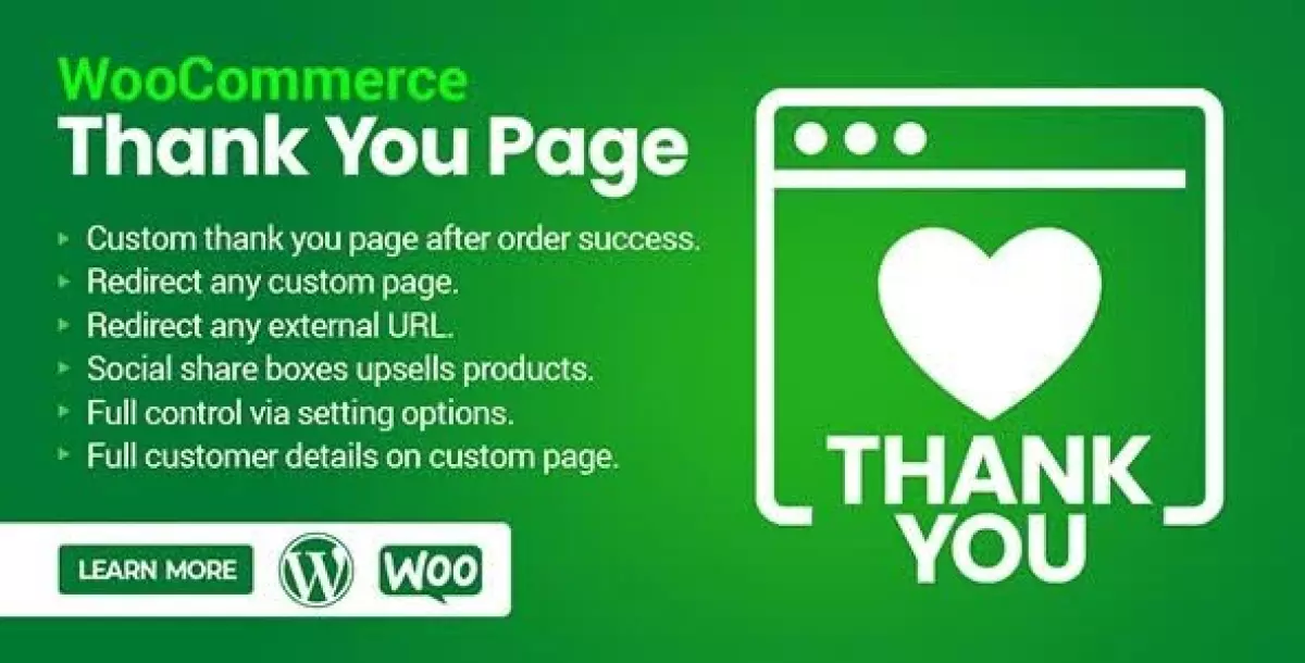 [WISH] WooCommerce Custom Thank you &amp; Order Confirmation