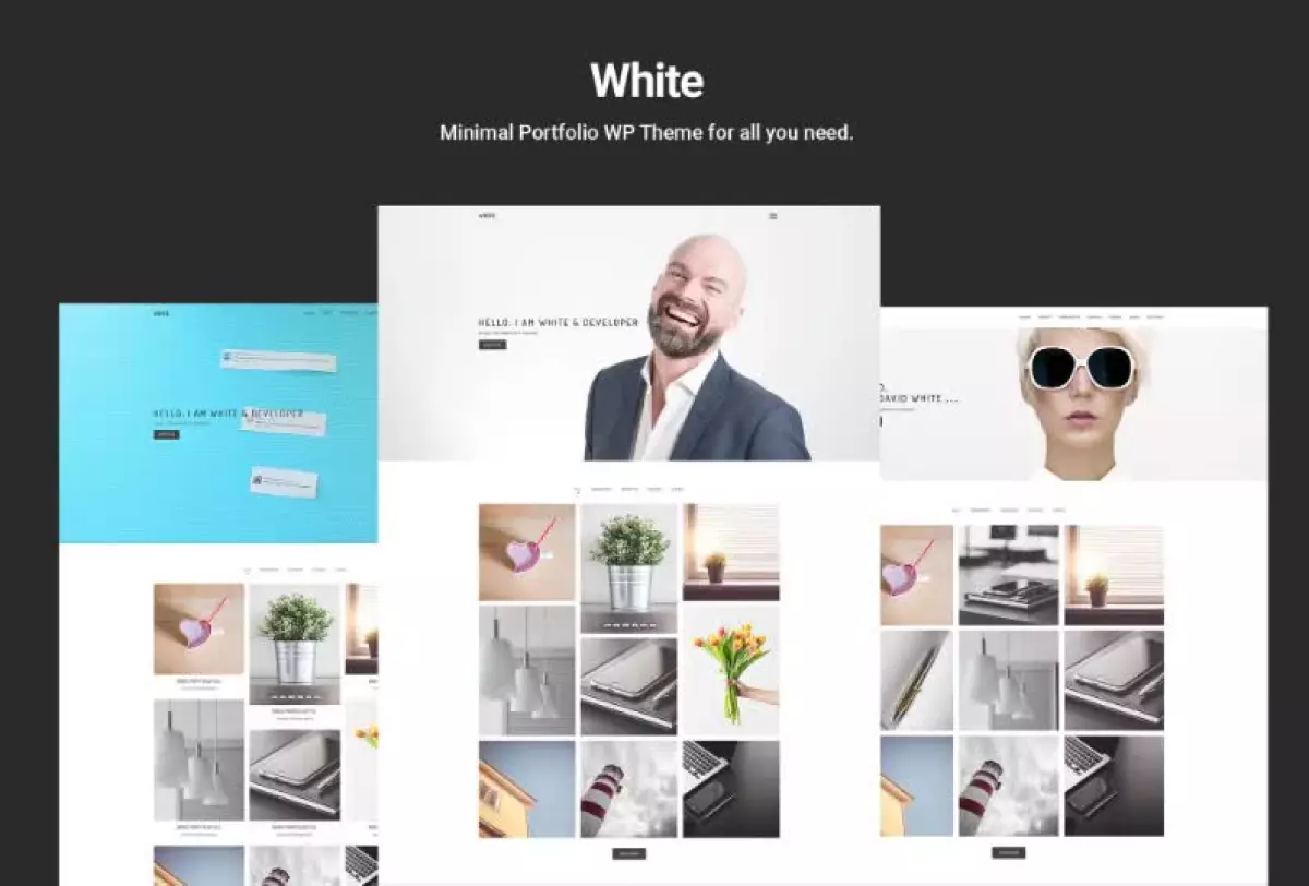 White – Minimal Portfolio WordPress Theme