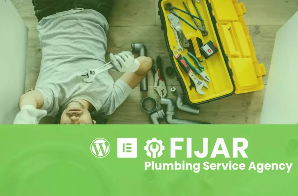 Fijar - Plumbing Service Elementor Template