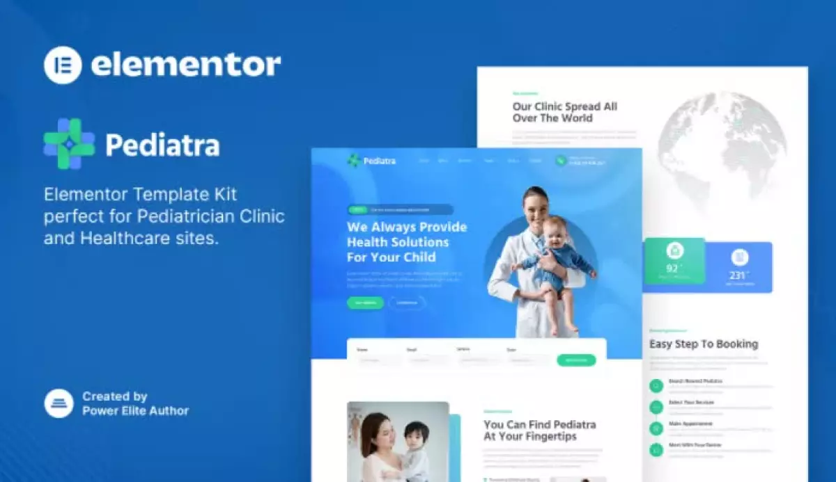 Pediatra – Pediatrician Clinic & Healthcare Elementor Template