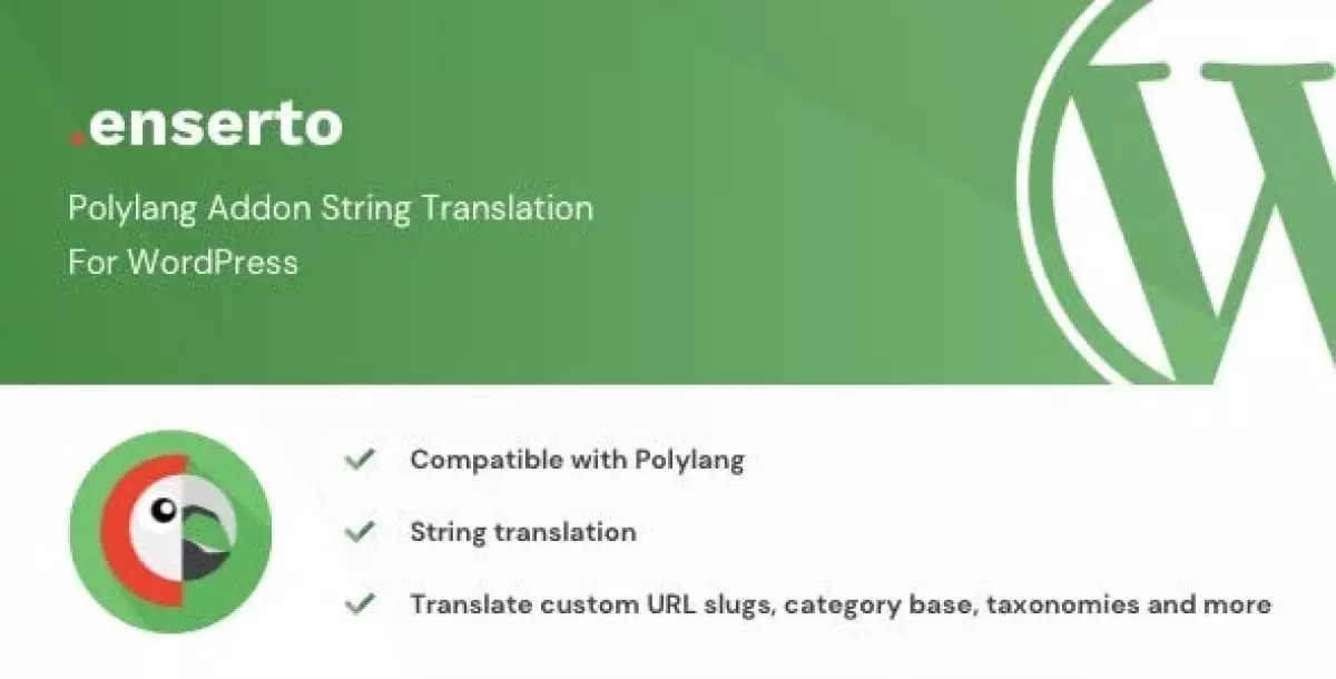 [WISH] Enserto - Polylang Addon String Translation for