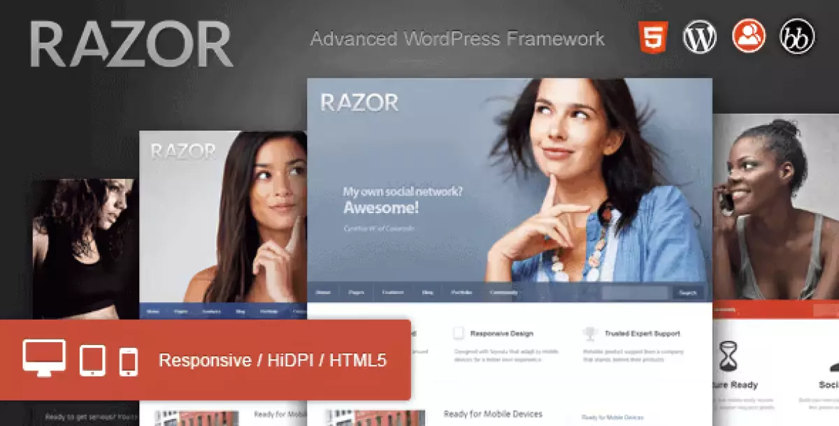 RAZOR CUTTING EDGE WORDPRESS THEME