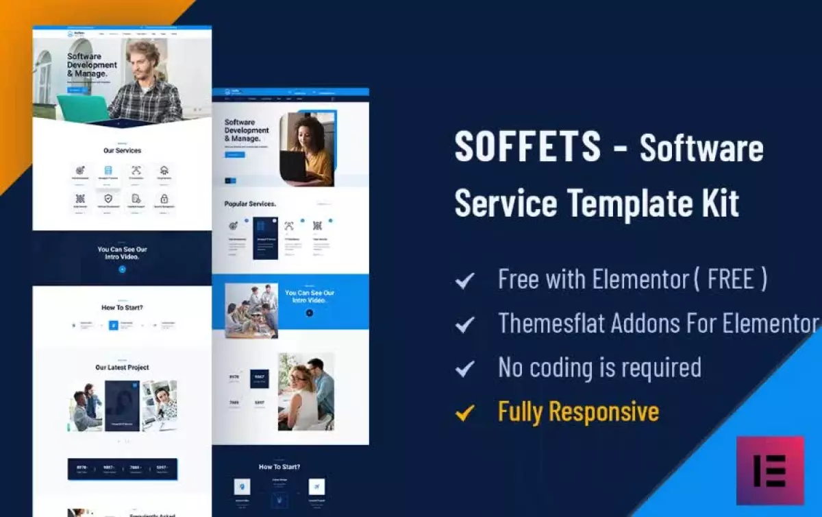 Soffets - Software & IT Service Elementor Template