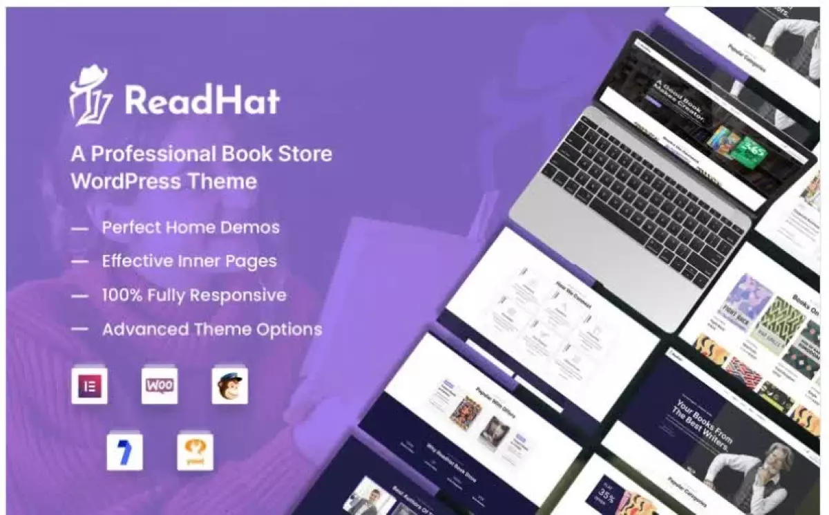 ReadHat &#8211; Book Store WooCommerce WordPress Theme