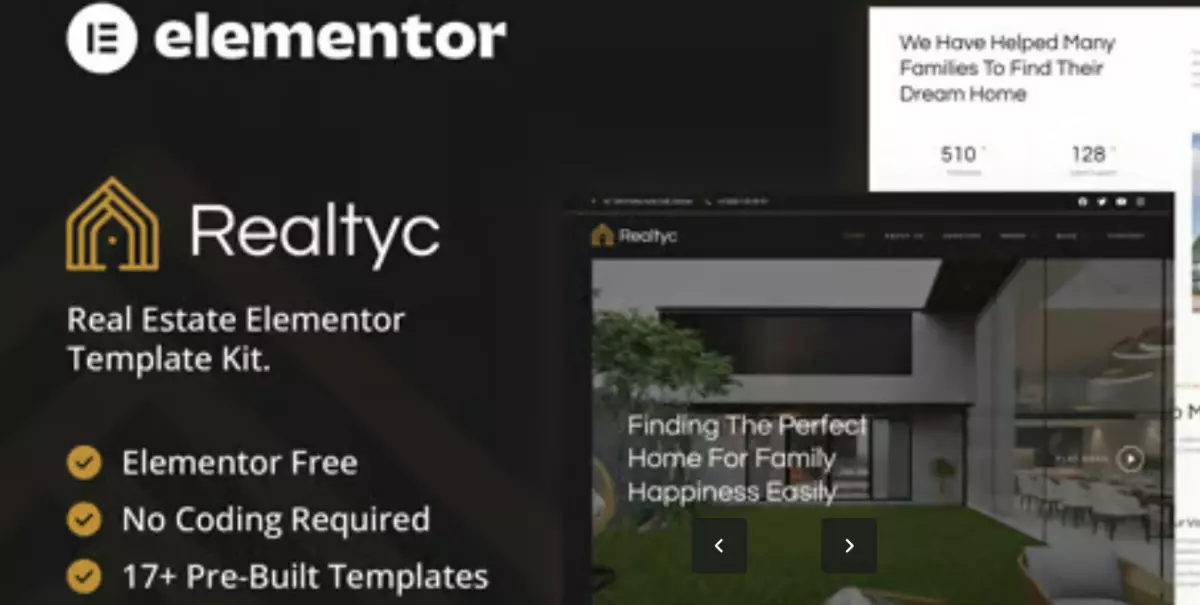 Realtyc - Real Estate Elementor Template Kit