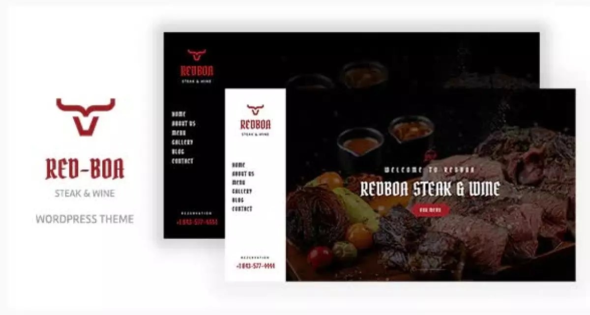 Redboa - Steakhouse Restaurant WordPress 1.0