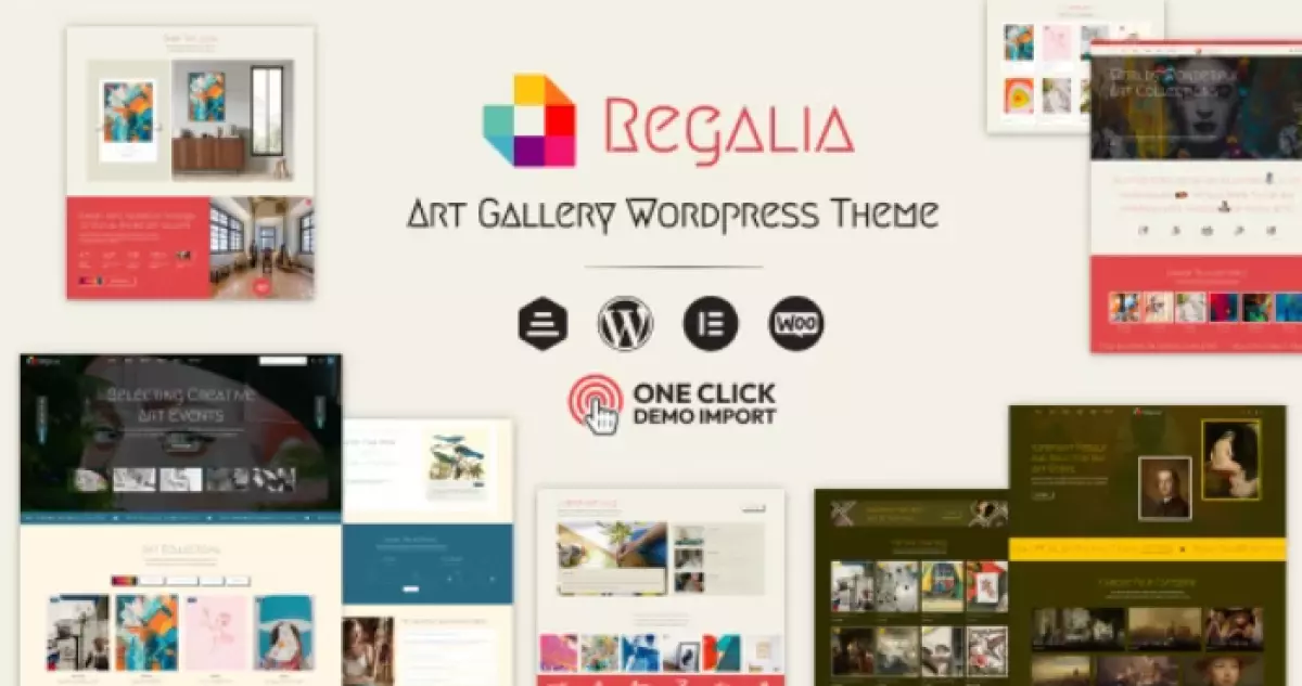 Regalia - Artist Portfolio, Art Gallery Theme