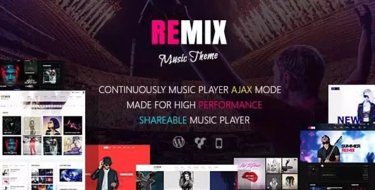 Remix - Music Theme For WordPress 3.9.9