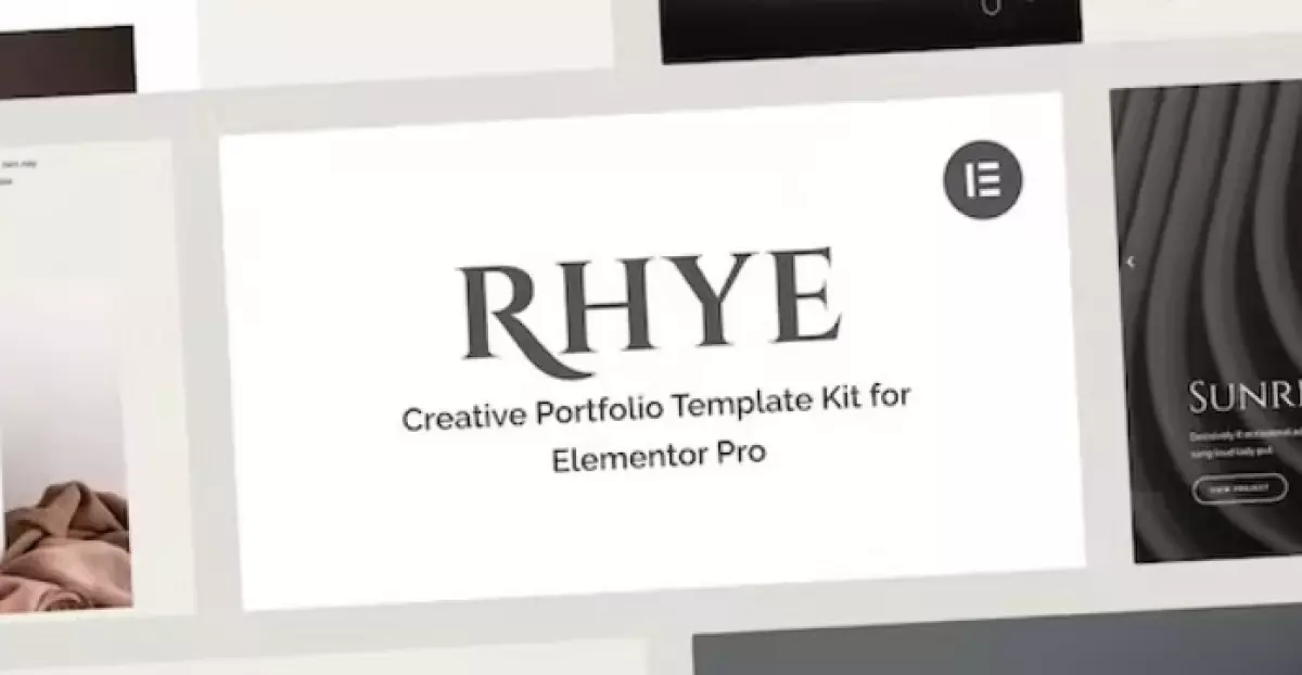 Rhye – Creative Portfolio Elementor Pro Template Kit