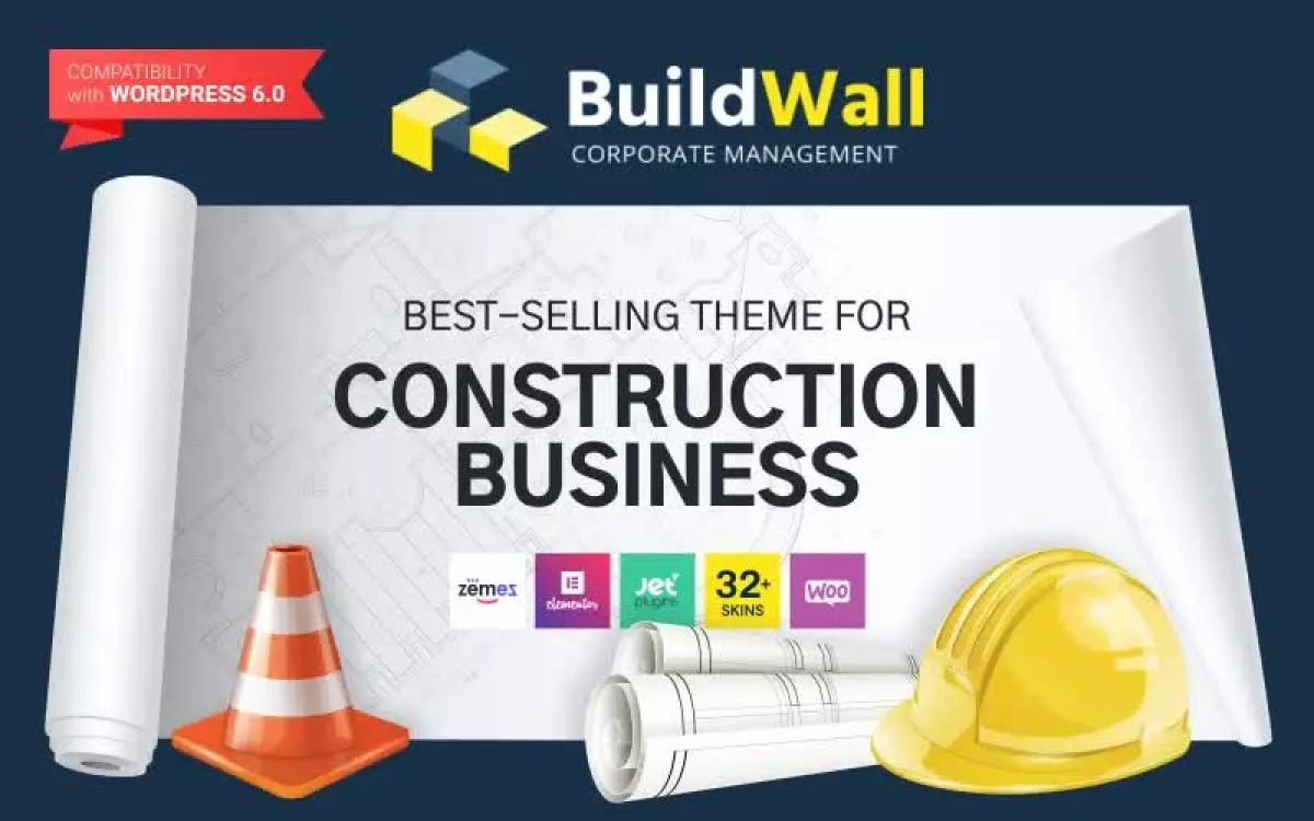 BuildWall - Construction Company Multipurpose WordPress Theme