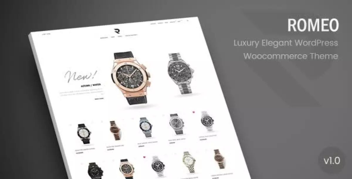 Romeo - Luxury Modern WooCommerce WordPress Theme 1.1