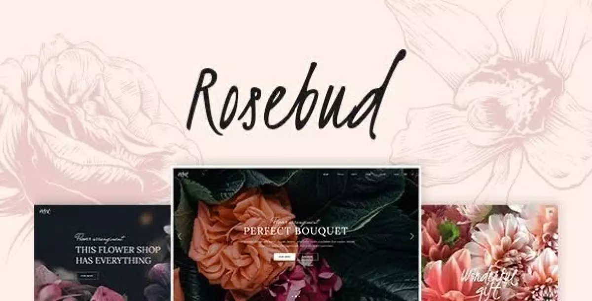 Rosebud - Flower Shop and Florist WordPress Theme 1.5