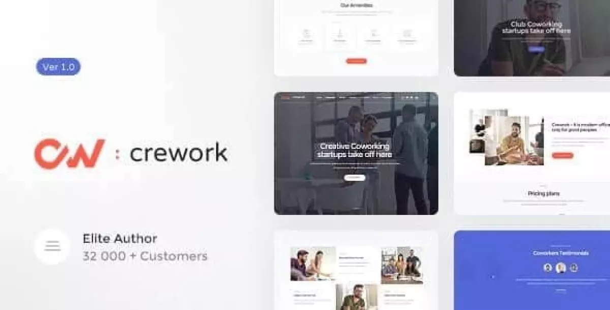 Crework | Coworking and Creative Space WordPress Theme