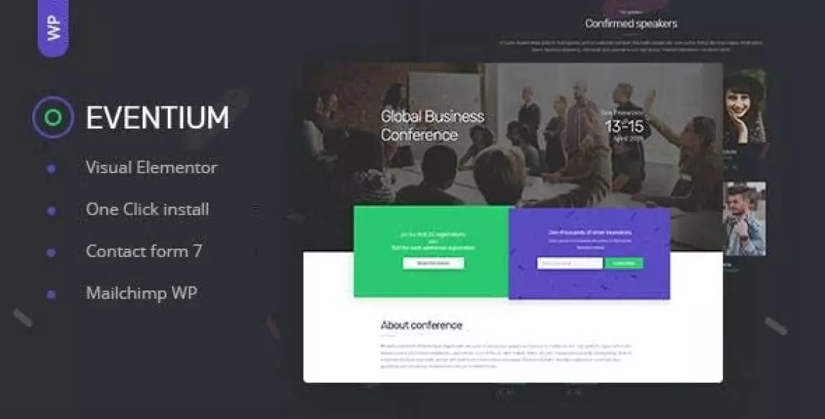 Eventium - Responsive Event WordPress Theme