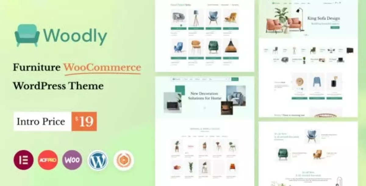 Woodly - Animated Furniture WooCommerce Theme