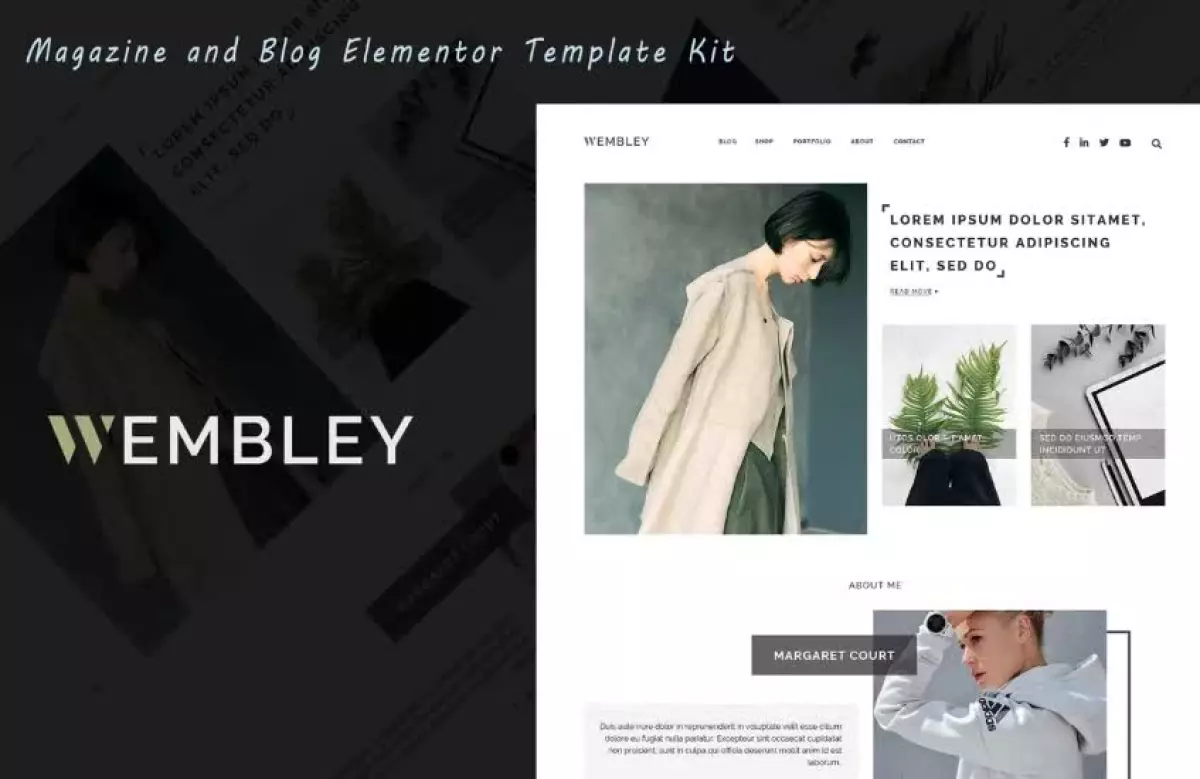 Wembley - Blog & Magazine Elementor Template